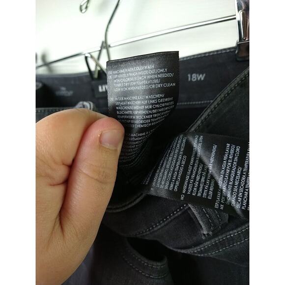 Liverpool Dark Grey Boot cut 5 Pocket Zip Button Pants. Size 18W - Picture 12 of 15